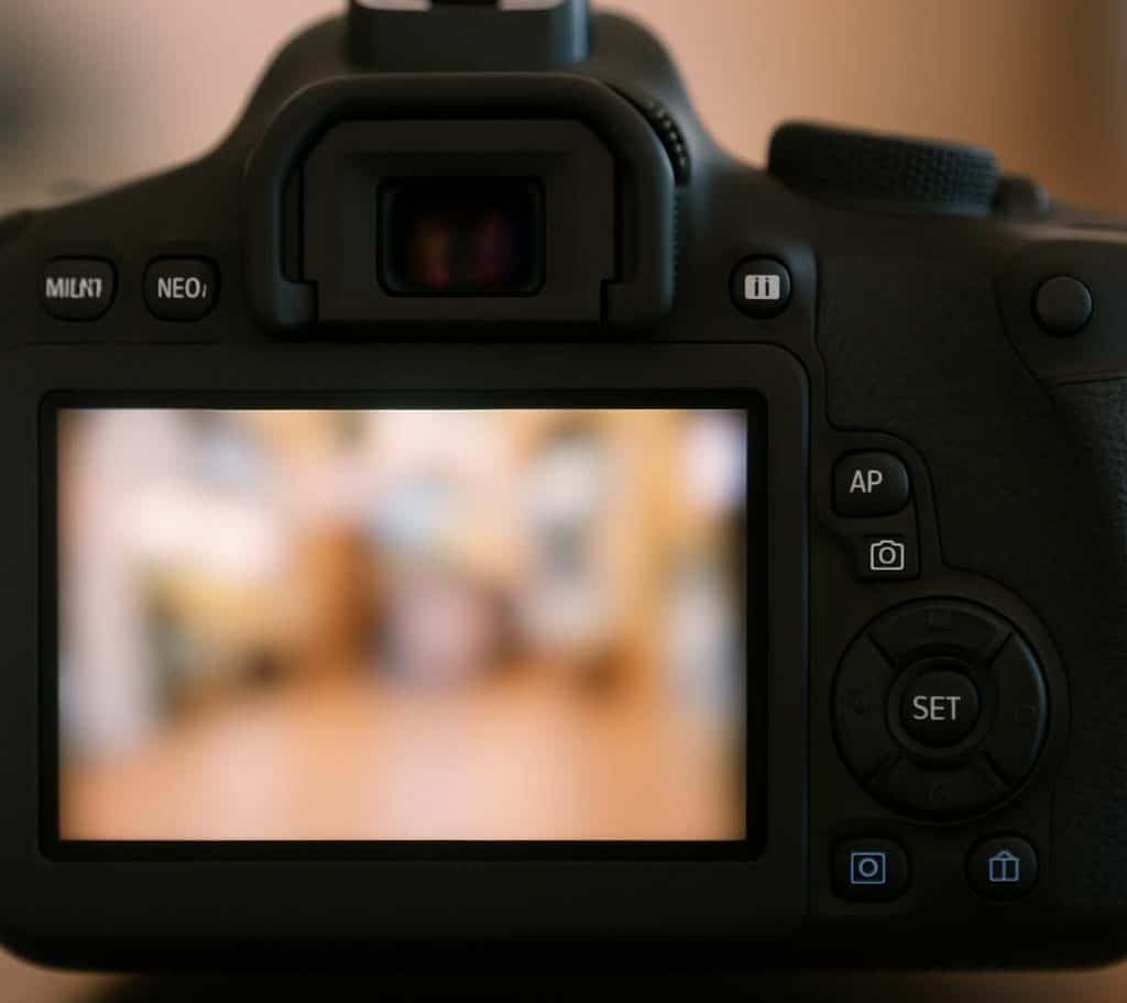 Cámara con fotos borrosas